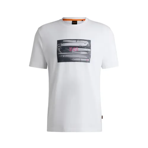 Hugo - Tops > T-Shirts - White - Hugo - Modalova