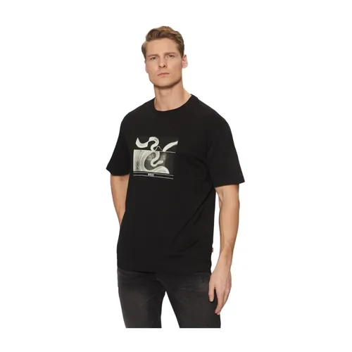 Hugo - Tops > T-Shirts - Black - Hugo - Modalova