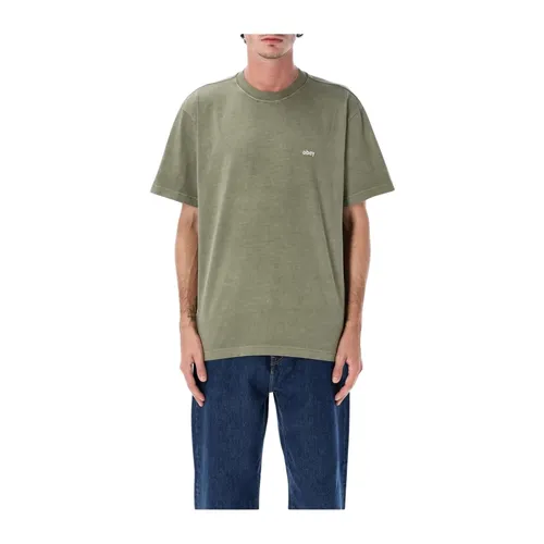 Obey - Tops > T-Shirts - Green - Obey - Modalova