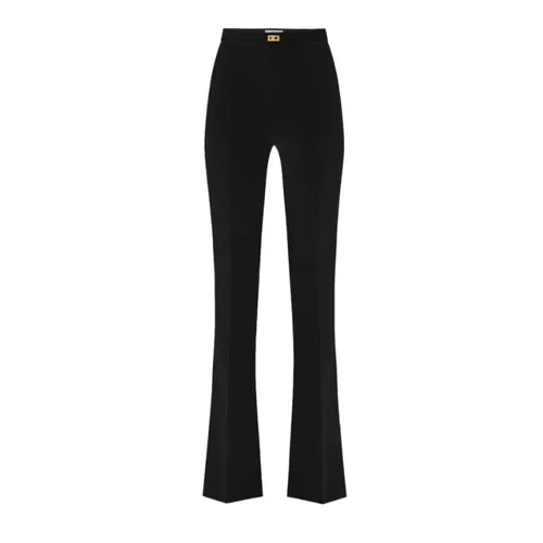 Trousers > Wide Trousers - - Elisabetta Franchi - Modalova
