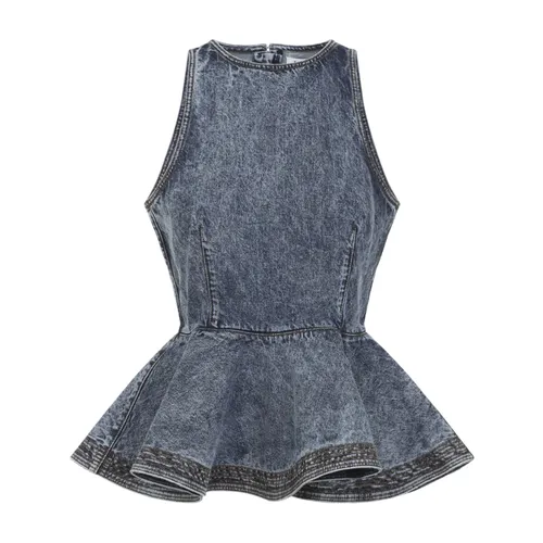 Tops > Sleeveless Tops - - Alaïa - Modalova