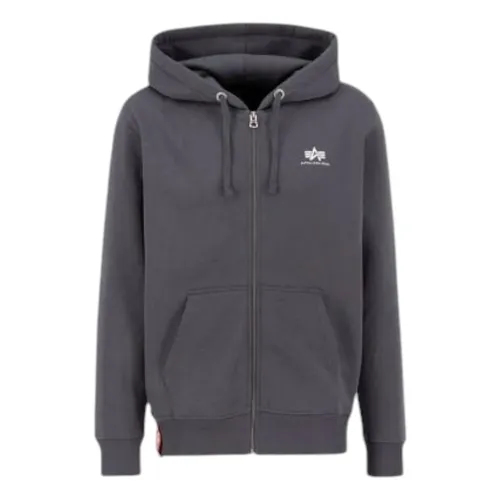 Sweatshirts & Hoodies > Zip-throughs - - Alpha Industries - Modalova