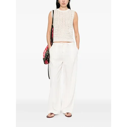 Trousers > Wide Trousers - - Marella - Modalova