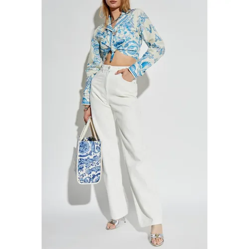 Jeans > Straight Jeans - - Versace - Modalova