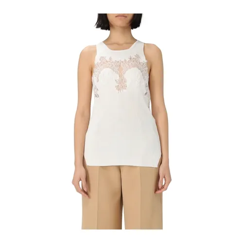 Tops > Sleeveless Tops - - Ermanno Scervino - Modalova