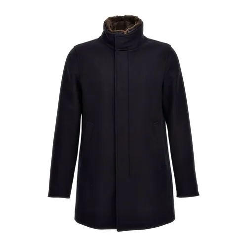 Herno - Coats > Parkas - Blue - Herno - Modalova