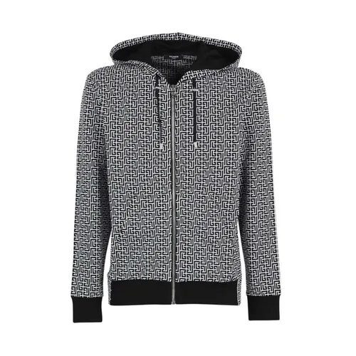 Sweatshirts & Hoodies > Zip-throughs - - Balmain - Modalova