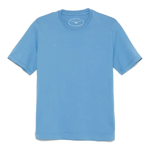 Fedeli - Tops > T-Shirts - Blue - Fedeli - Modalova