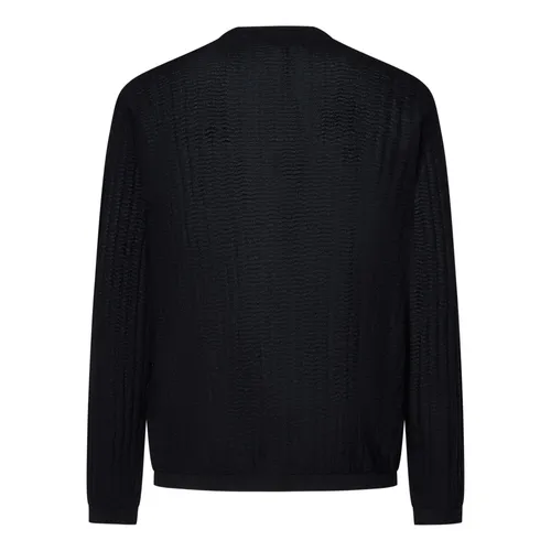 Knitwear > Round-neck Knitwear - - Emporio Armani - Modalova