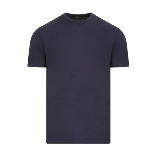 Tom Ford - Tops > T-Shirts - Blue - Tom Ford - Modalova