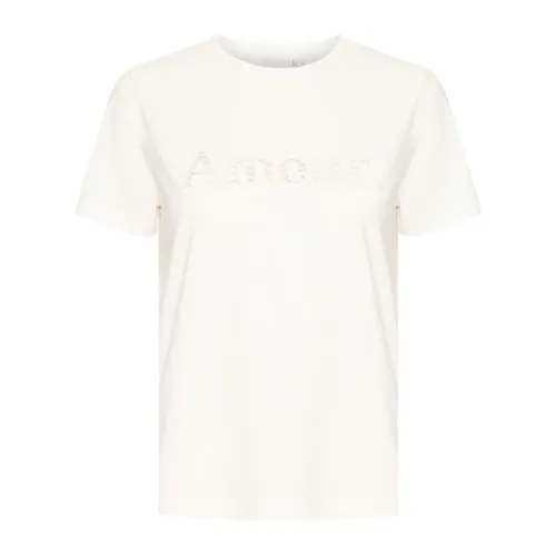 Ichi - Tops > T-Shirts - White - Ichi - Modalova