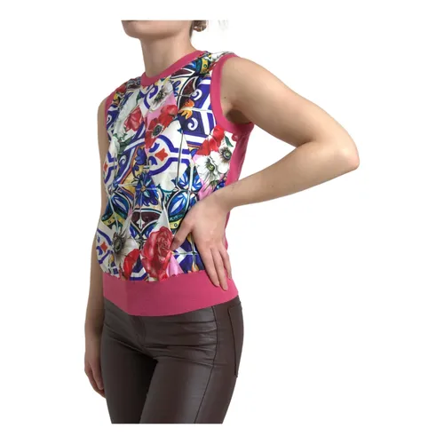 Tops > Sleeveless Tops - - Dolce & Gabbana - Modalova