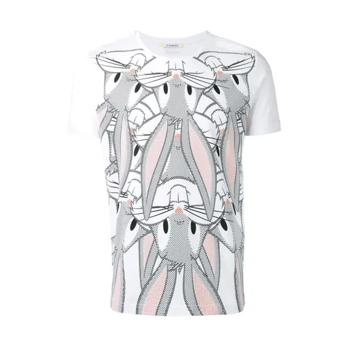 Iceberg - Tops > T-Shirts - White - Iceberg - Modalova