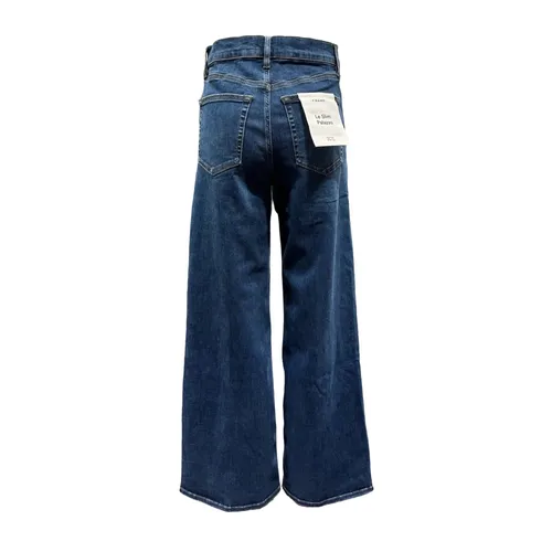 Frame - Jeans > Wide Jeans - Blue - Frame - Modalova