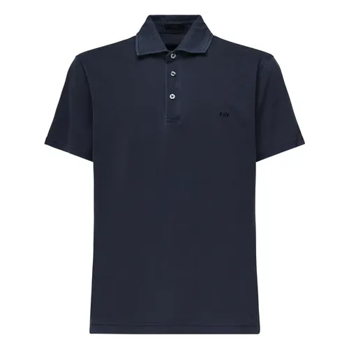 Fay - Tops > Polo Shirts - Blue - Fay - Modalova