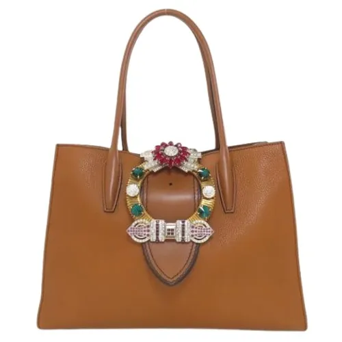 Pre-owned > Pre-owned Bags > Pre-owned Tote Bags - - Miu Miu Pre-owned - Modalova