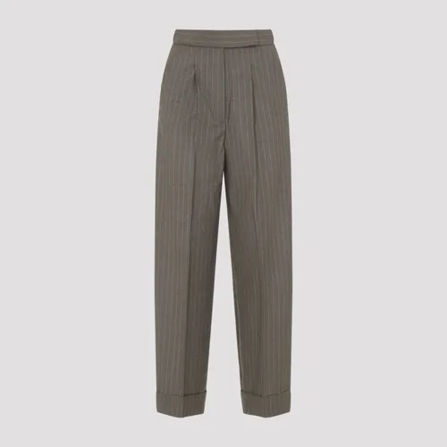 Trousers > Straight Trousers - - Max Mara - Modalova