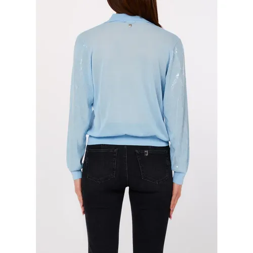 Knitwear > V-neck Knitwear - - Liu Jo - Modalova