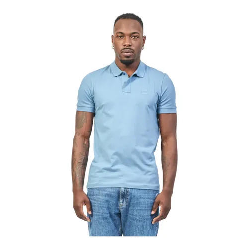 Hugo - Tops > Polo Shirts - Blue - Hugo - Modalova