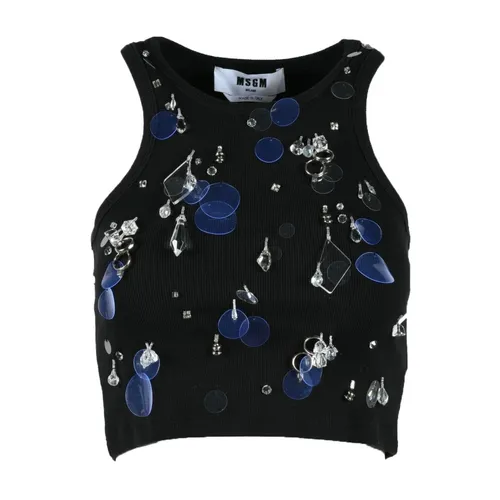 Tops > Sleeveless Tops - - Msgm - Modalova