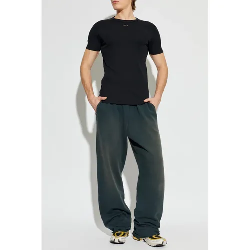 Diesel - Tops > T-Shirts - Black - Diesel - Modalova