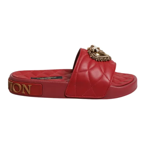 Shoes > Flip Flops & Sliders > Sliders - - Dolce & Gabbana - Modalova