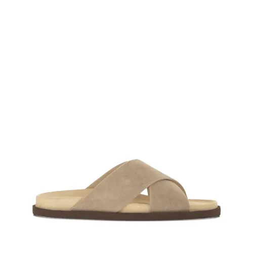 Shoes > Flip Flops & Sliders > Sliders - - Brunello Cucinelli - Modalova
