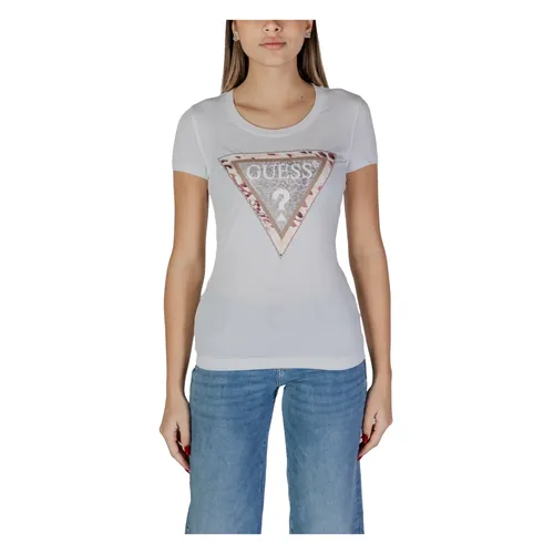 Guess - Tops > T-Shirts - White - Guess - Modalova