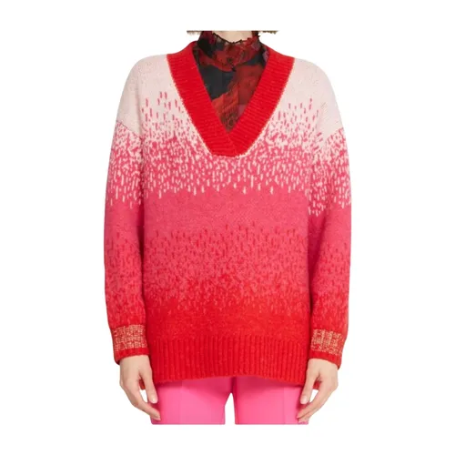 Knitwear > V-neck Knitwear - - Silvian Heach - Modalova