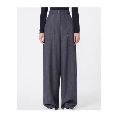Trousers > Wide Trousers - - Max Mara - Modalova