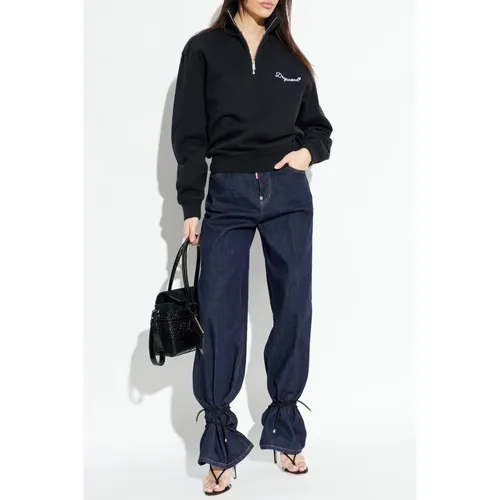 Sweatshirts & Hoodies > Zip-throughs - - Dsquared2 - Modalova