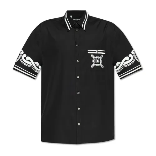 Shirts > Short Sleeve Shirts - - Dolce & Gabbana - Modalova