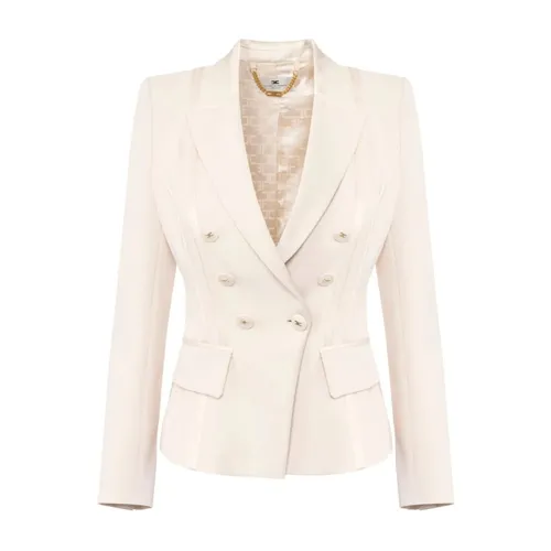 Jackets > Blazers - - Elisabetta Franchi - Modalova