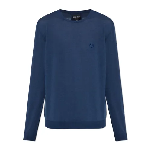 Knitwear > Round-neck Knitwear - - Giorgio Armani - Modalova
