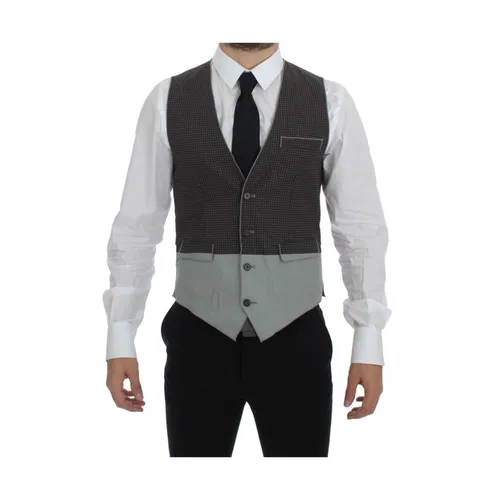 Suits > Suit Vests - - Dolce & Gabbana - Modalova