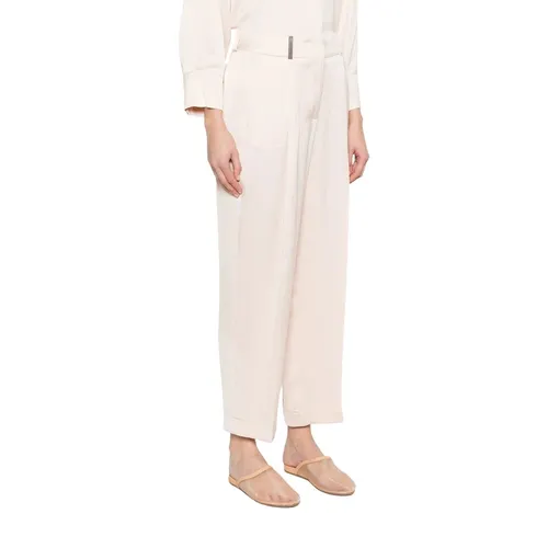 Trousers > Wide Trousers - - Peserico - Modalova