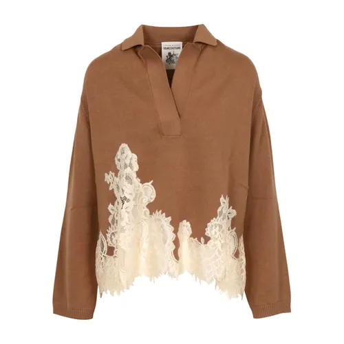 Knitwear > V-neck Knitwear - - Semicouture - Modalova