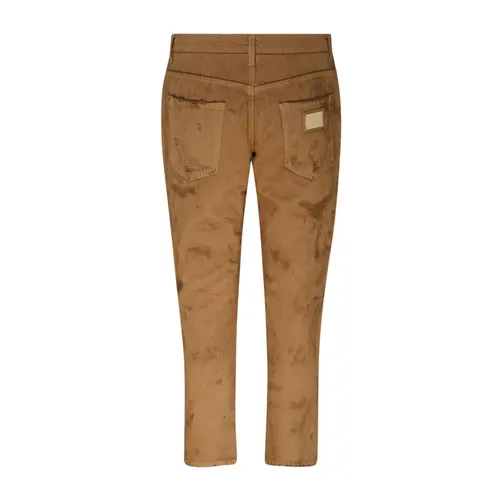 Trousers > Slim-fit Trousers - - Dolce & Gabbana - Modalova