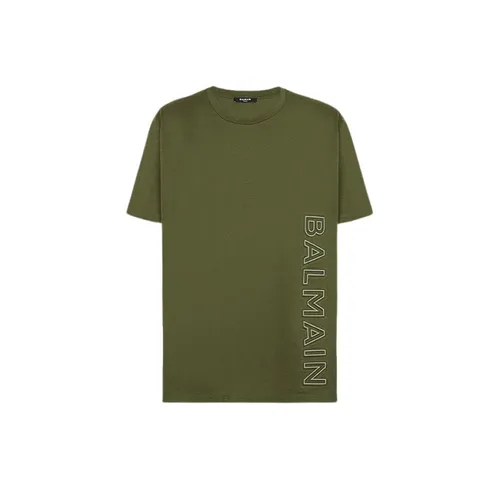 Balmain - Tops > T-Shirts - Green - Balmain - Modalova
