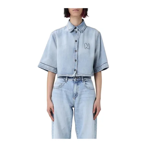 Blouses & Shirts > Denim Shirts - - Msgm - Modalova