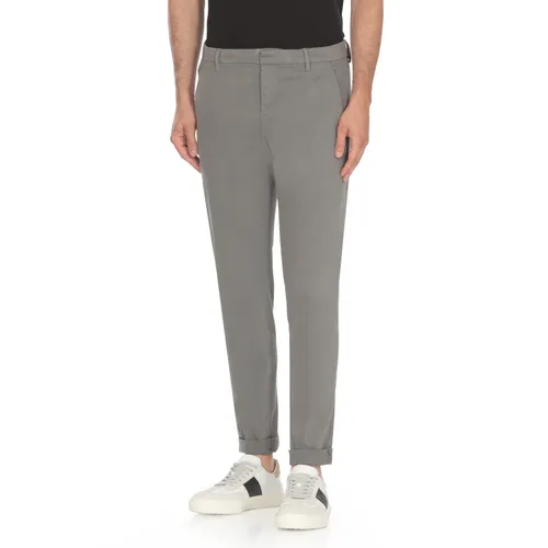 Dondup - Trousers > Chinos - Gray - Dondup - Modalova
