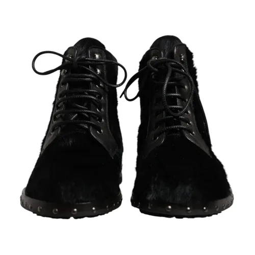 Shoes > Boots > Lace-up Boots - - Dolce & Gabbana - Modalova