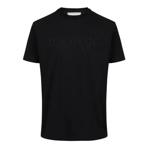 Iceberg - Tops > T-Shirts - Black - Iceberg - Modalova