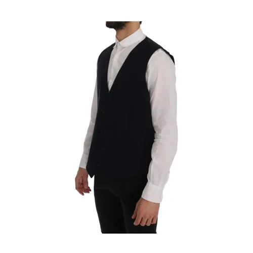 Suits > Suit Vests - - Dolce & Gabbana - Modalova