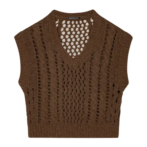 Knitwear > V-neck Knitwear - - Luisa Cerano - Modalova