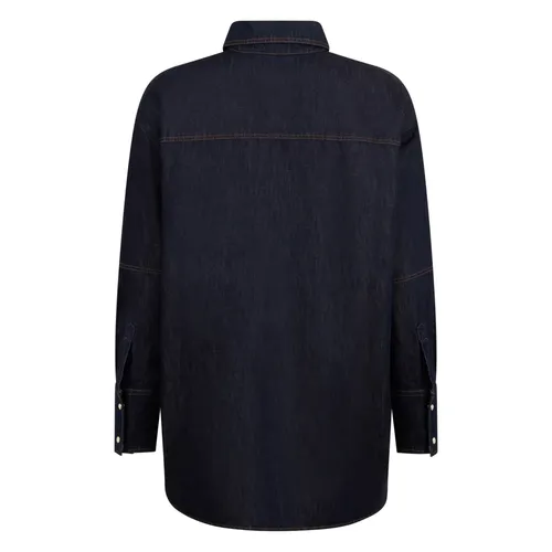Blouses & Shirts > Denim Shirts - - Moorer - Modalova
