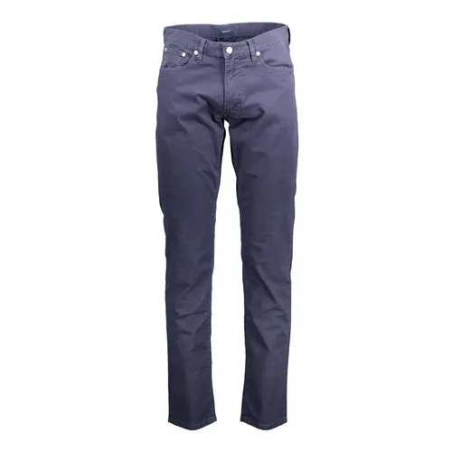 Gant - Trousers > Chinos - Blue - Gant - Modalova
