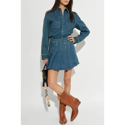 Skirts > Denim Skirts - - Burberry - Modalova