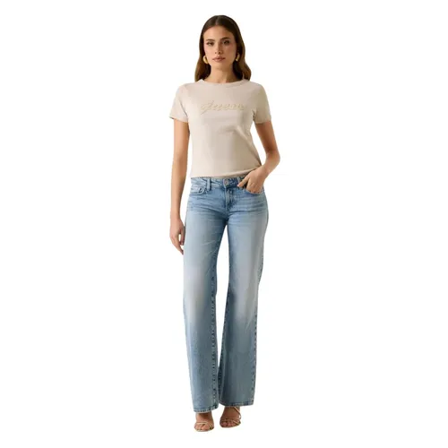Guess - Tops > T-Shirts - Beige - Guess - Modalova