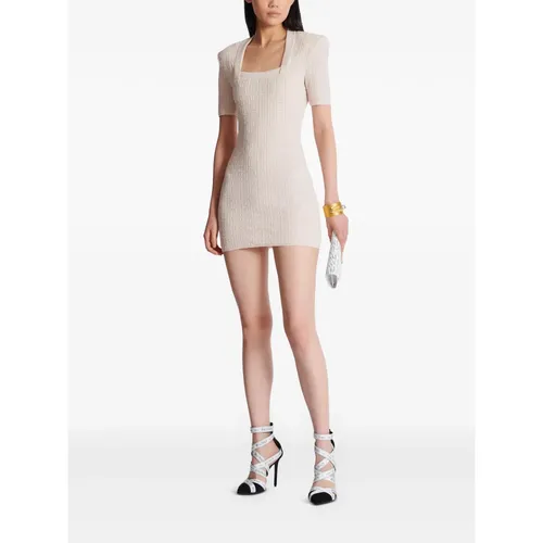 Dresses > Day Dresses > Knitted Dresses - - Balmain - Modalova